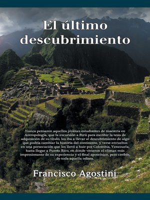 cover image of El último descubrimiento